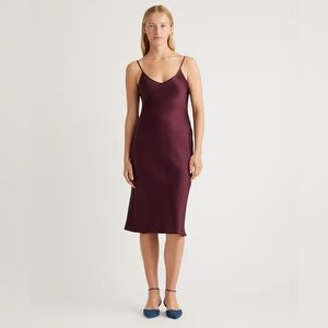 NWT Quince washable silk slip dress